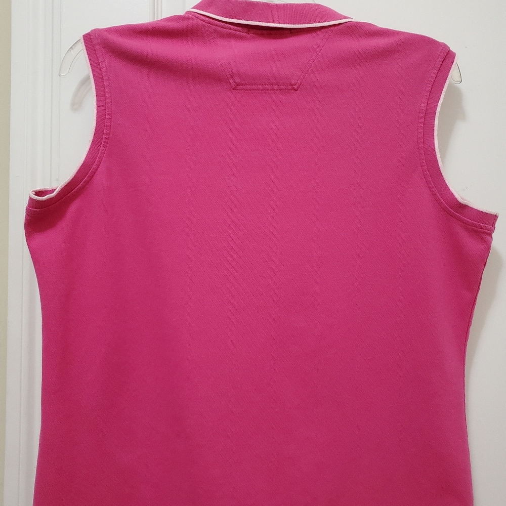 ANTIGUA Sleeveless Collared Top with Front Zip & Myrtle Beach Embroidery Size XL - Picture 2 of 6